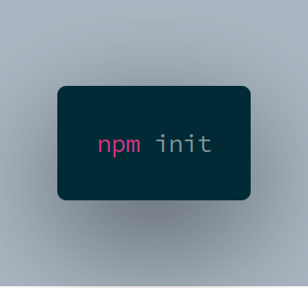 npm init